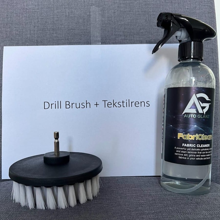 Drill Brush + tekstilrens