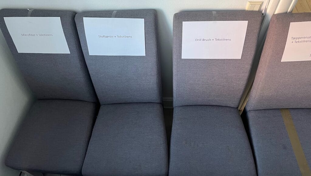 Metoder til sæderens - test metoder